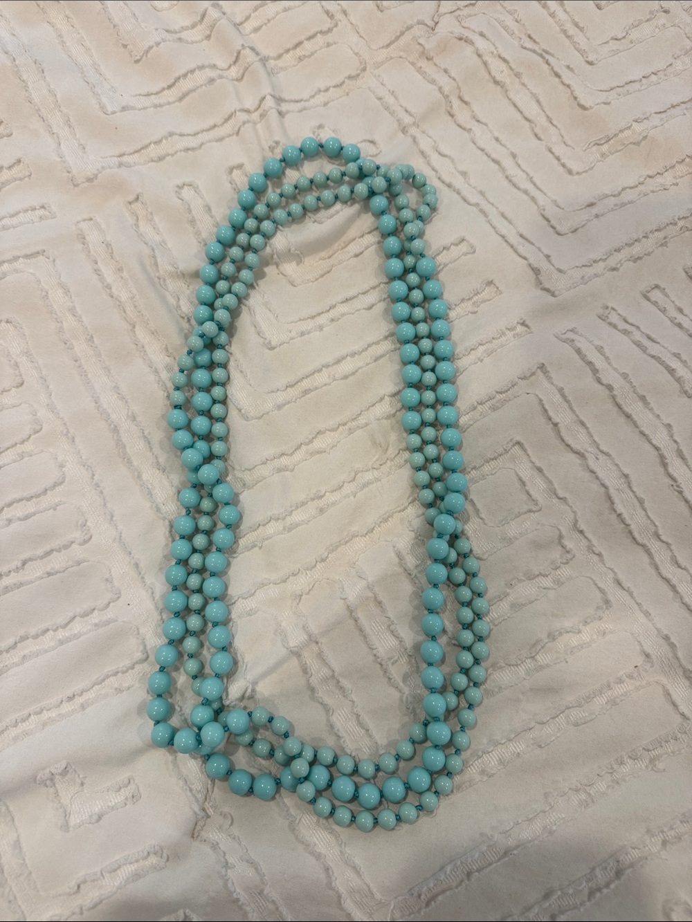 Turquoise Beaded Multi-Strand Necklace - Women Jewelry
